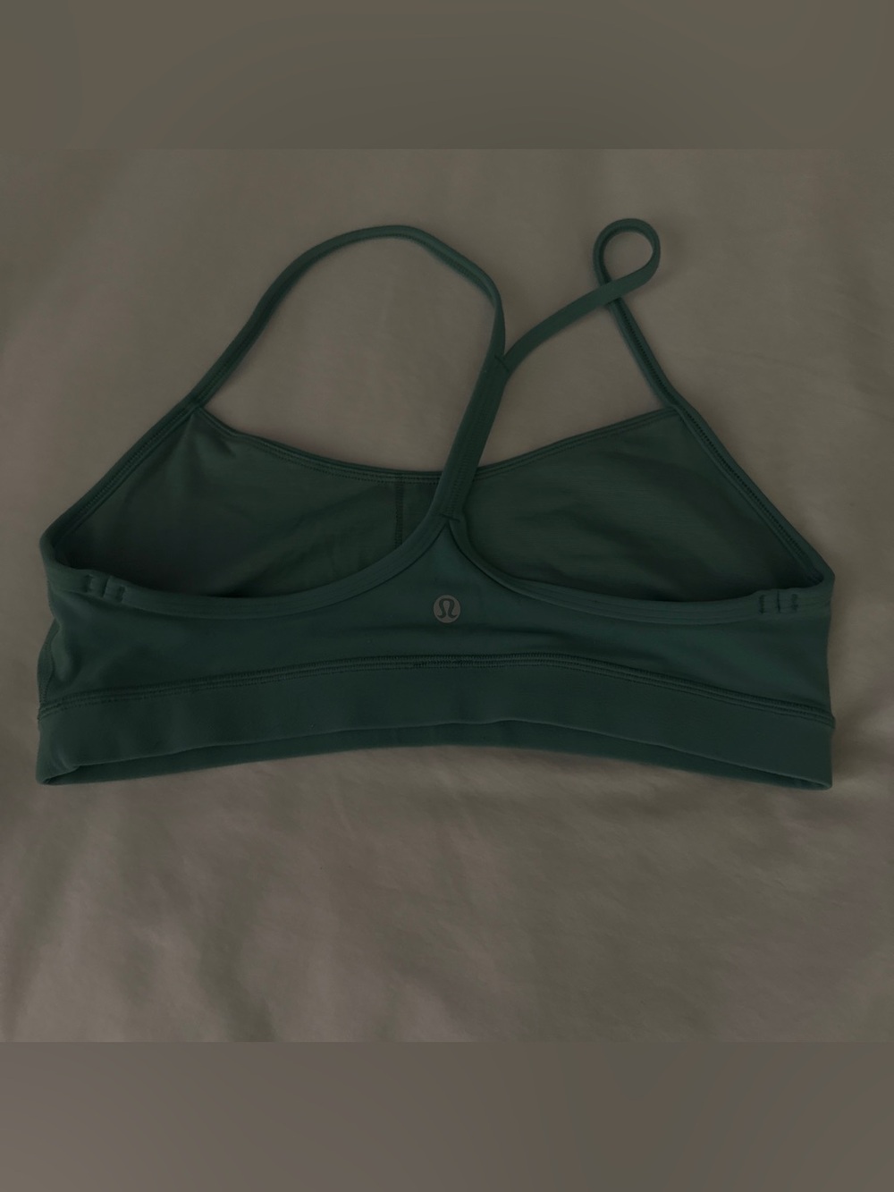 lululemon athletica Forest Green Strappy Sports Bra